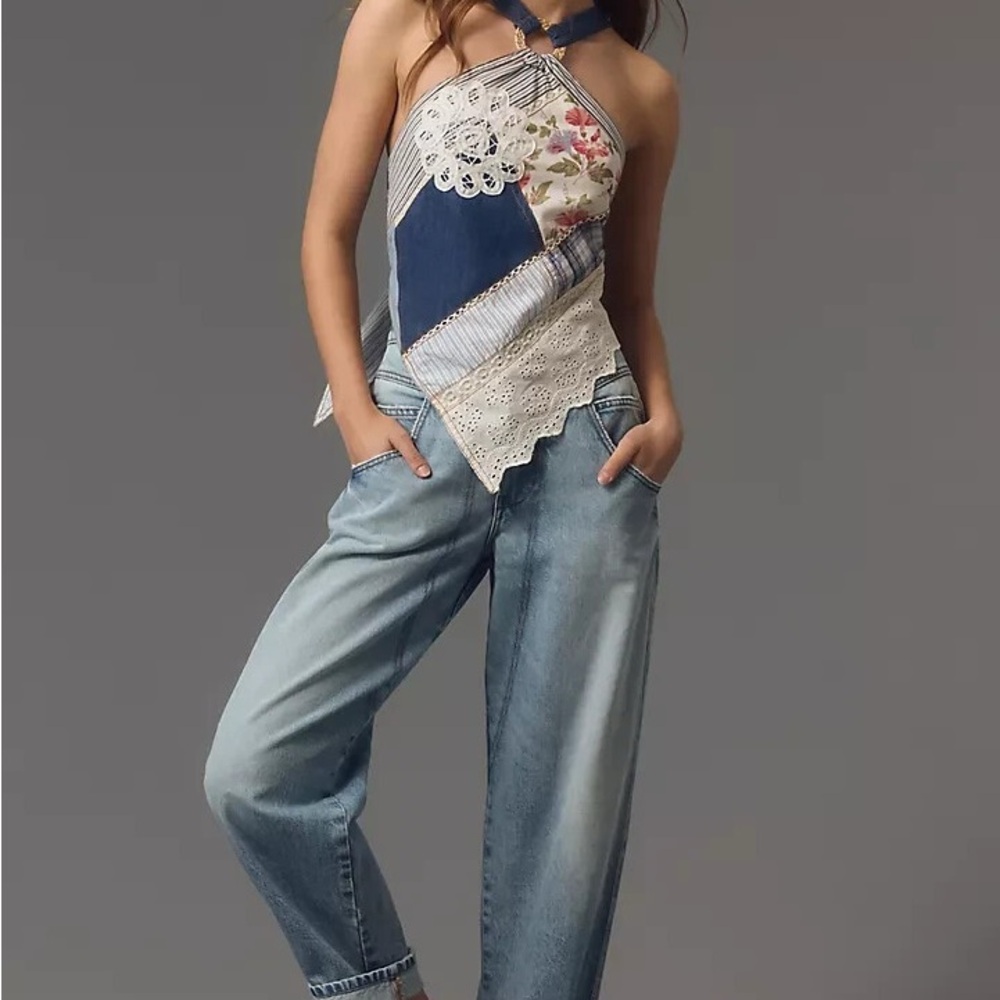 FRAME 90s UTILITY LOOSE HIGH RISE STRAIGHT LEG JEAN